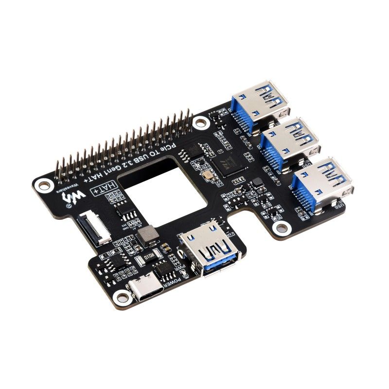 Адаптер PCIe TO USB 3.2 Gen1 HAT+ (26847)