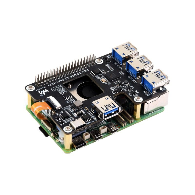 Адаптер PCIe TO USB 3.2 Gen1 HAT+ (26847)