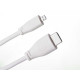 Micro HDMI-HDMI кабель для Raspberry Pi 4 Model B, білий (1 метр)