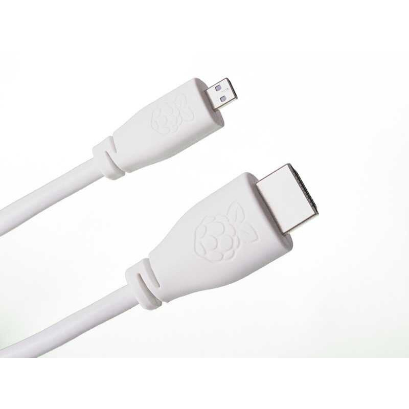 Micro HDMI-HDMI кабель для Raspberry Pi 4 Model B, чорний (1 метр)