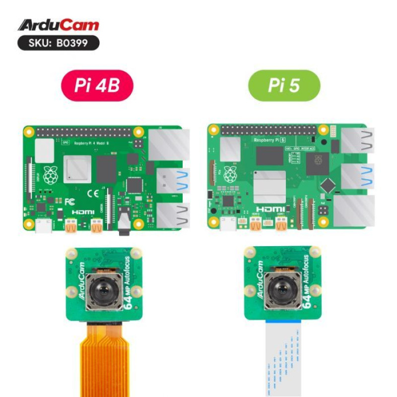 Камера Arducam 64MP PDAF&CDAF Autofocus Camera
