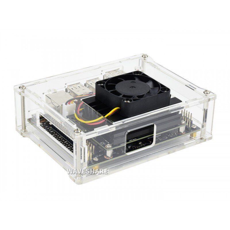 Корпус для NVIDIA Jetson Nano Developer Kit акриловий (16566)