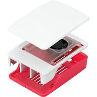 Корпус Raspberry Pi 5 Case Red/White