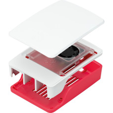 Корпус Raspberry Pi 5 Case Red/White