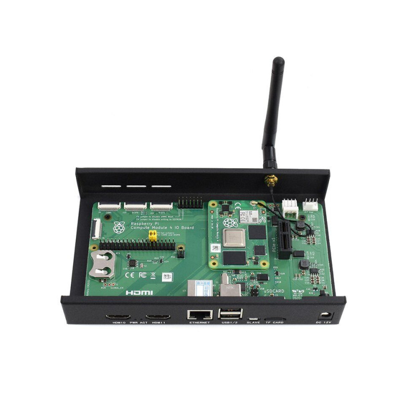 Корпус Raspberry Pi Compute Module 4 I/O Board Metal Case (19195)