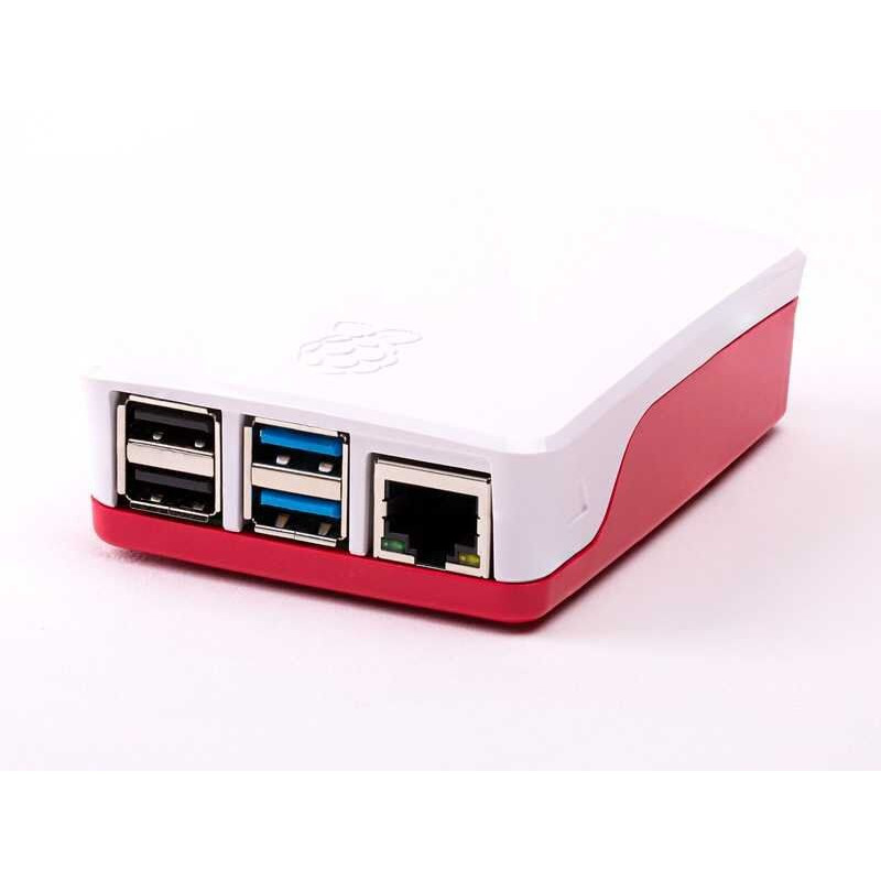 Корпус для Raspberry Pi 4 Model B, оригінальний, чорно/сірий