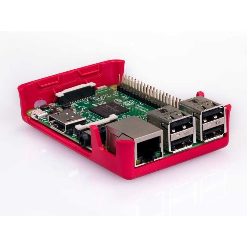 Корпус для Raspberry Pi 3 Model B/B+, червоно/білий
