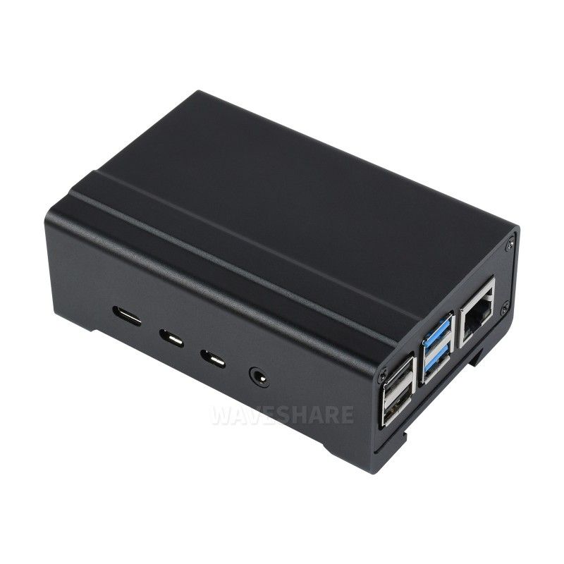 Корпус для Raspberry Pi 4 Aluminum DIN Rail Enclosures - алюмінієвий корпус на DIN рейку