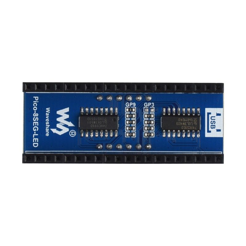 Дисплей Raspberry Pi Pico 8-segment LED (19806)