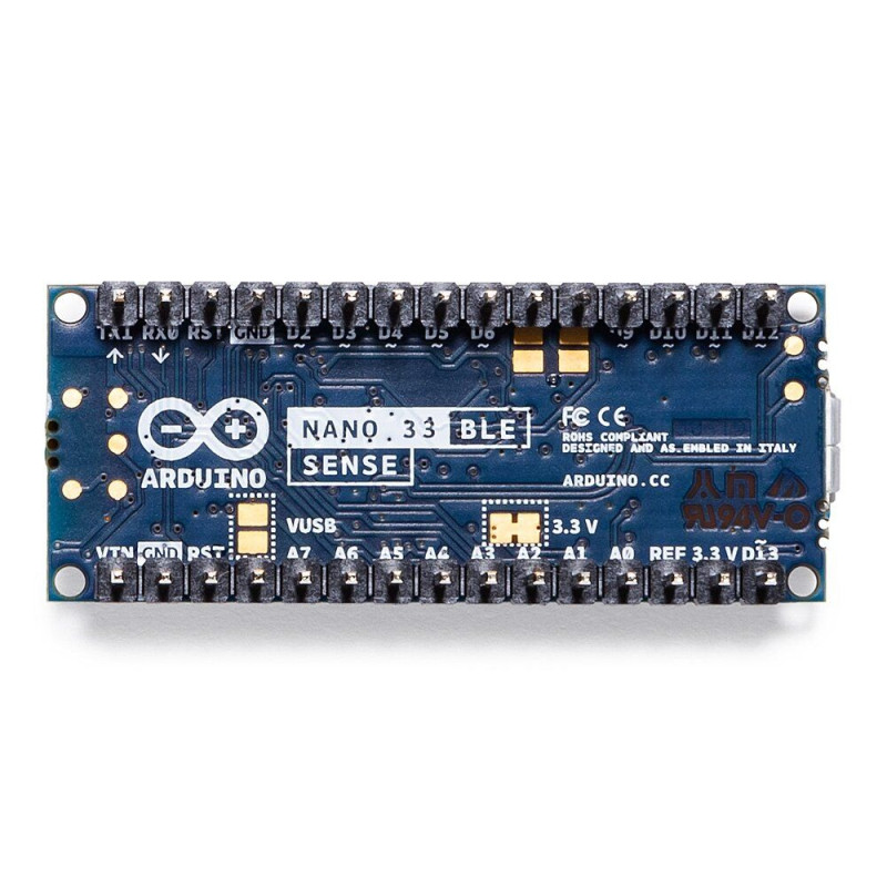Arduino Nano 33 BLE Sense Without Headers / ABX00031