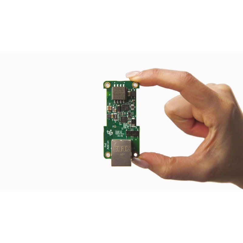 Coral PoE Add-on board for Dev Board Micro