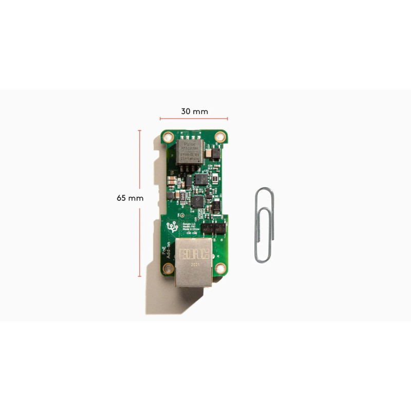 Coral PoE Add-on board for Dev Board Micro