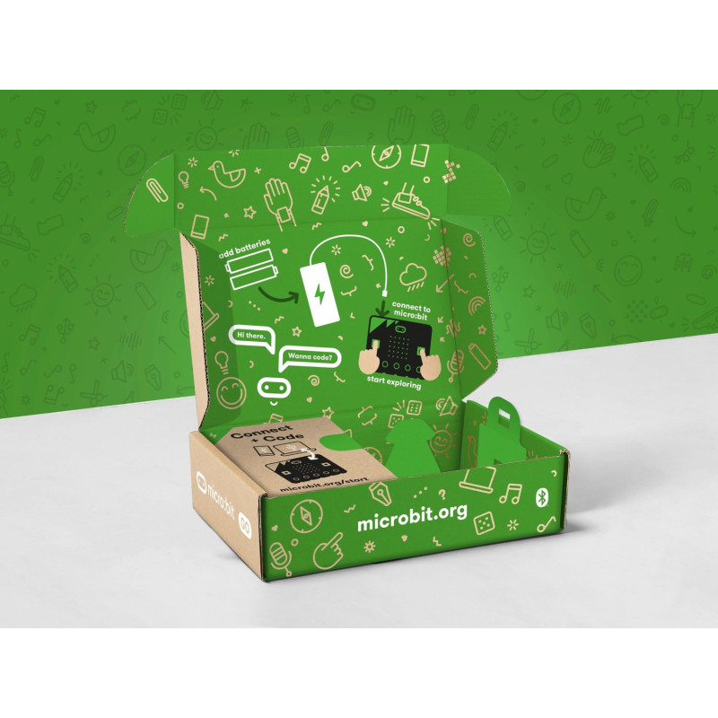 Мікрокомп'ютер BBC micro:bit V2.2 GO – Starter Kit