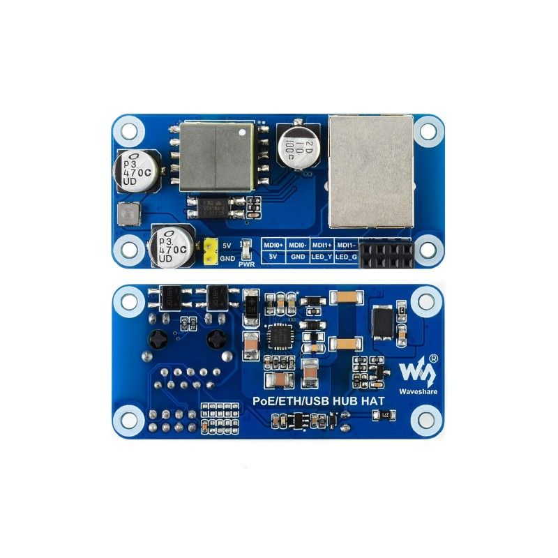 Плата розширення Raspberry Pi Zero Power over Ethernet (PoE) HAT (19635)