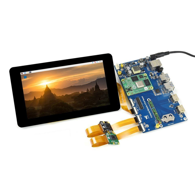 Raspberry Pi Compute Module 4 I/O Board With PoE (18606)