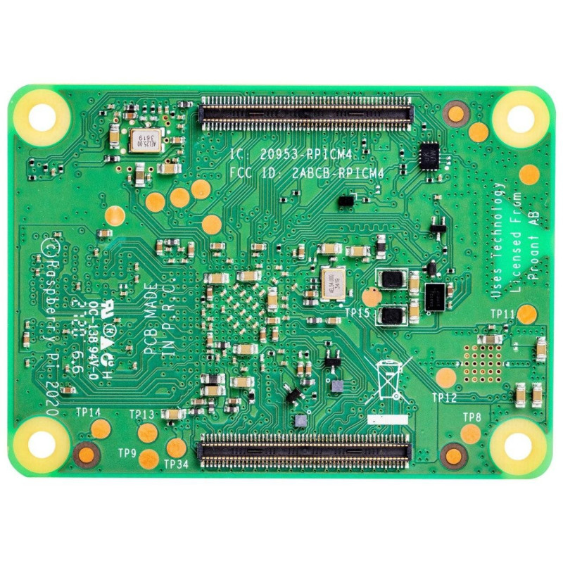 Raspberry Pi Compute Module 4 (CM4) with WiFi, 4GB RAM, 16GB eMMC / CM4104016
