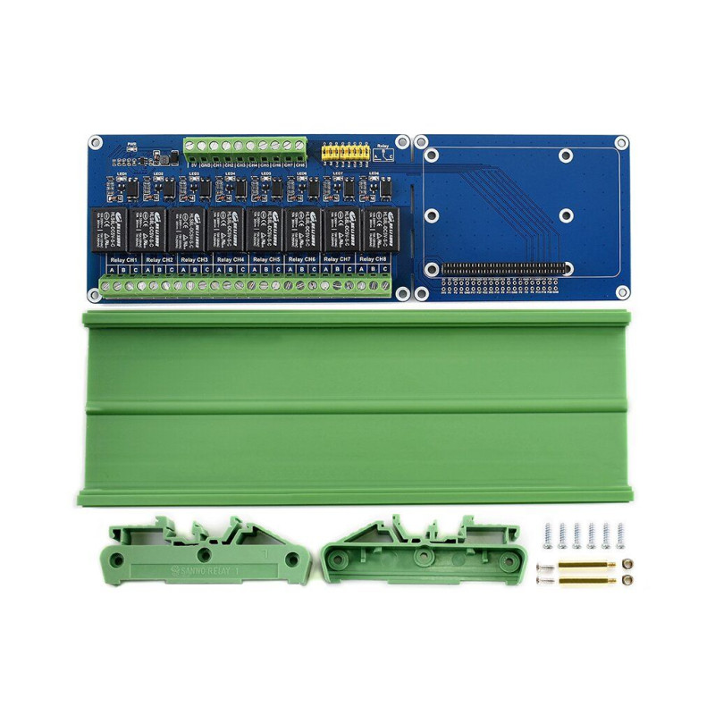 Плата розширення Raspberry Pi Relay Board 8-Ch (15423)