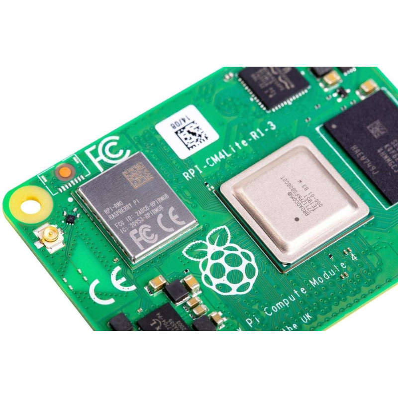 Raspberry Pi Compute Module 4 (CM4) with WiFi, 1GB RAM, 0GB eMMC (Lite) / CM4101000