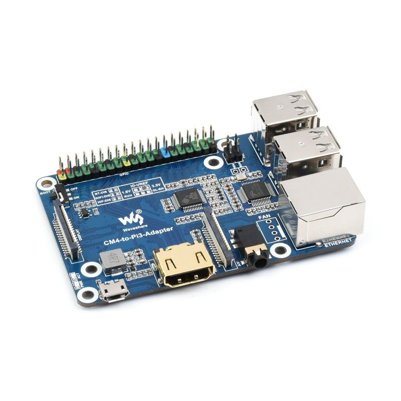 Плата розширення CM4-to-Pi3-Adapter-B (25871)