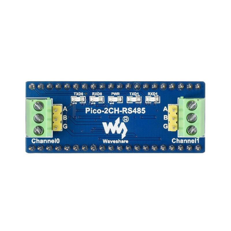 Плата розширення Raspberry Pi Pico 2-Channel RS485 HAT (19717)
