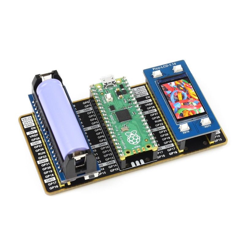 Плата розширення Raspberry Pi Pico Dual GPIO Expander HAT (19343)