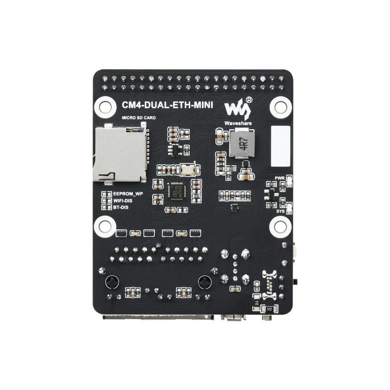 Raspberry Pi Compute Module 4 Mini Dual Gigabit Ethernet Base Board (22360)