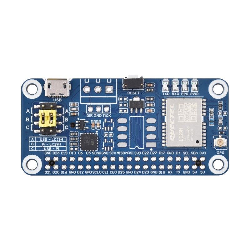 Плата розширення LC29H(BS) GPS/RTK HAT (25280)