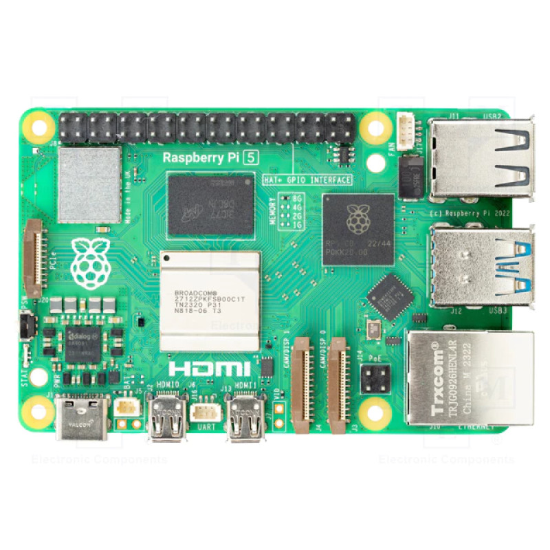 Мікрокомп'ютер Raspberry Pi 5 Board 2GB