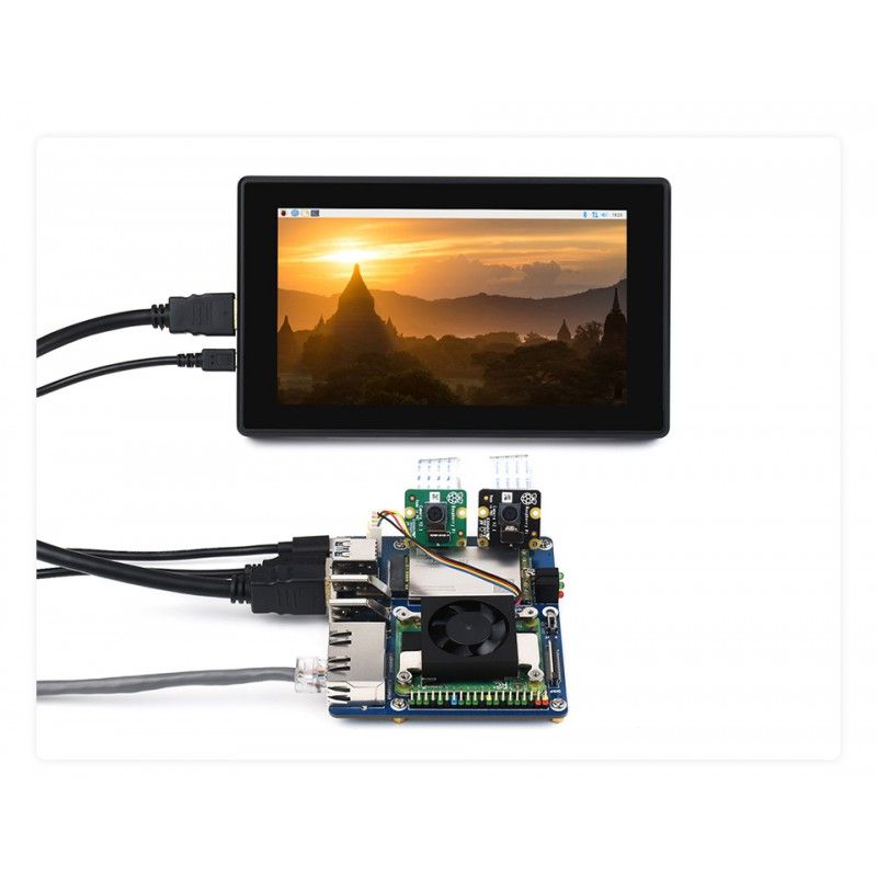 Raspberry Pi Compute Module 4 I/O Dual Gigabit Ethernet 5G/4G Board (20885)