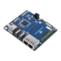 Raspberry Pi Compute Module 4 I/O Dual Gigabit Ethernet 5G/4G Board (20885)