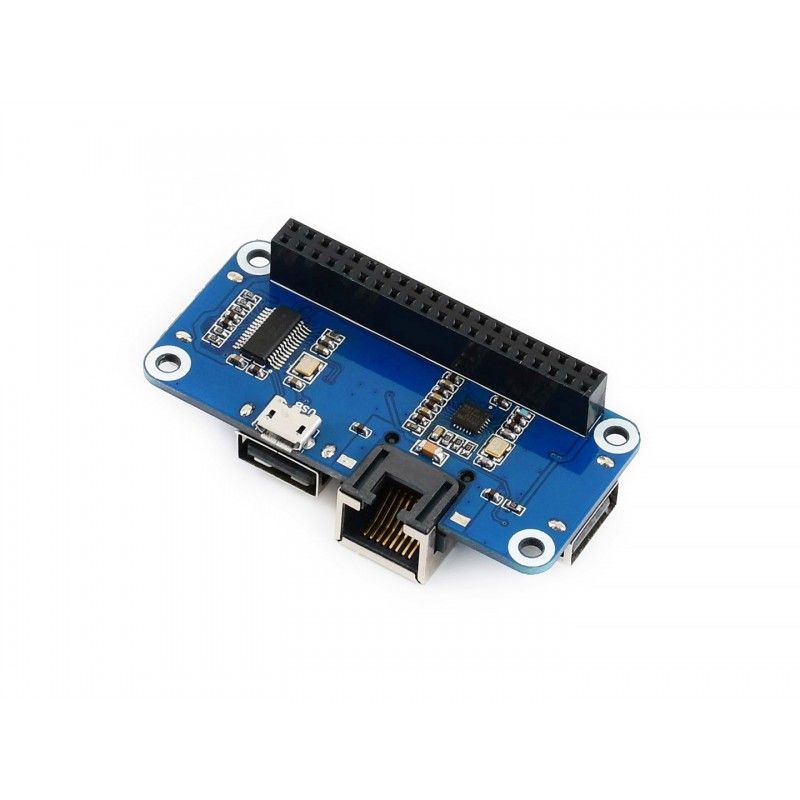 Плата розширення Raspberry Pi ETH/USB HUB HAT (16595)