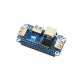 Плата розширення Raspberry Pi ETH/USB HUB HAT (16595)