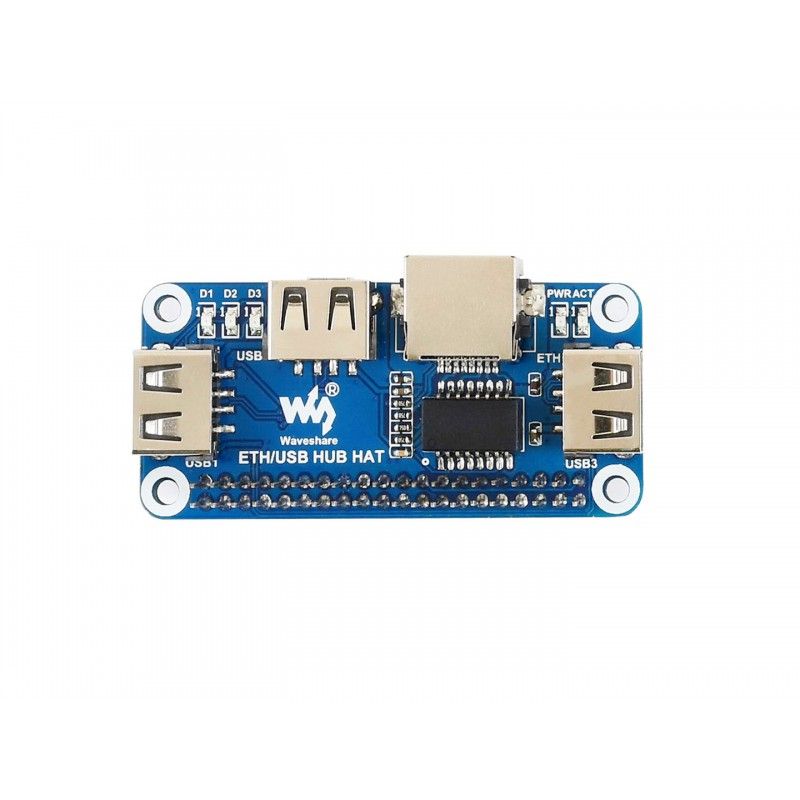 Плата розширення Raspberry Pi ETH/USB HUB HAT (16595)