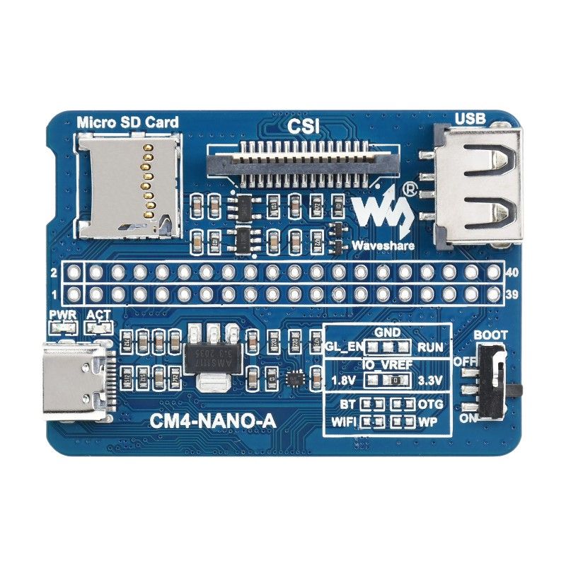 Raspberry Pi Compute Module 4 Nano Base Board (A) (21634)