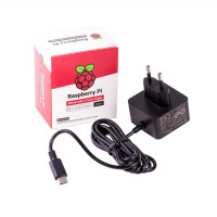 Блок живлення Raspberry Pi 4 Model B, оригінальний, чорний (SC0217)