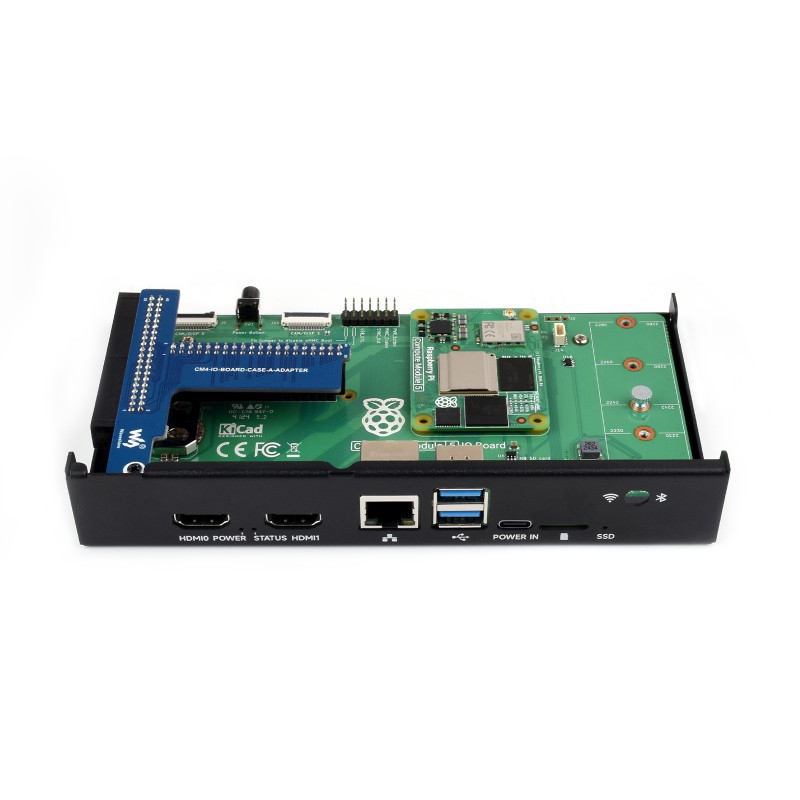 Корпус Raspberry Pi Compute Module 5 I/O Board Metal Case (30314)