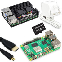 Raspberry Pi 5 Starter Kit 4GB Алюмінієвий корпус
