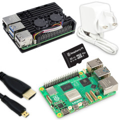Raspberry Pi 5 Starter Kit 4GB Алюмінієвий корпус